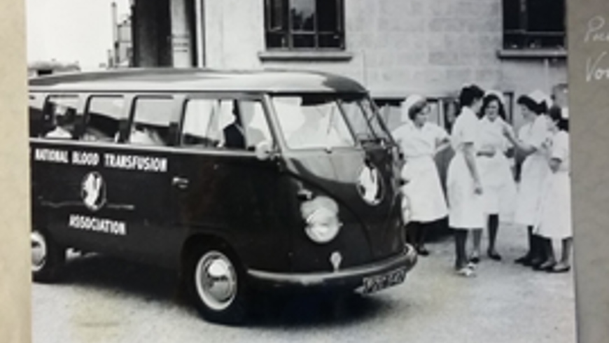 history of the blood bank