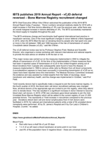 IBTS publishes 2019 Annual Report vCJD deferral reversed – Bone Marrow Registry recruitment changed